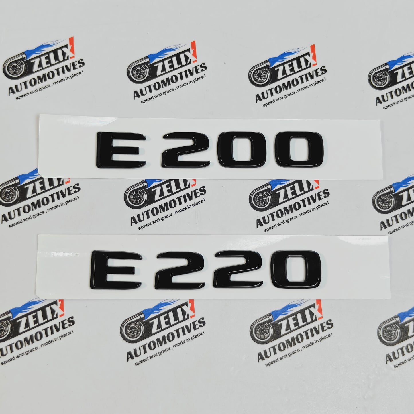 Mercedes-Benz E-Class Rear Emblems For E200 & E220