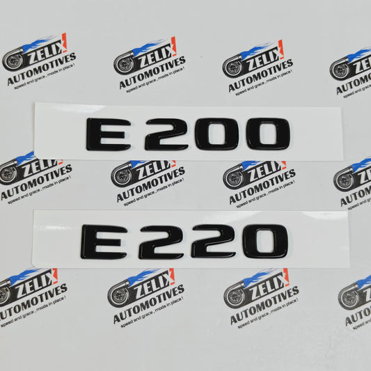 Mercedes-Benz E-Class Rear Emblems For E200 & E220