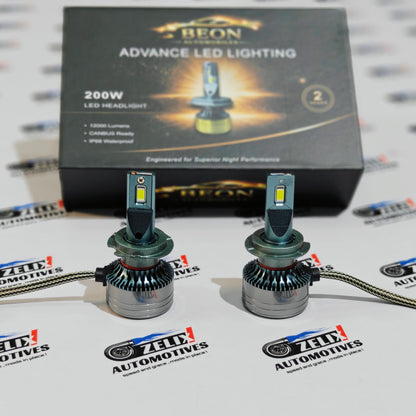 BEON LED Headlight Bulbs (200w) | Superior night visibility