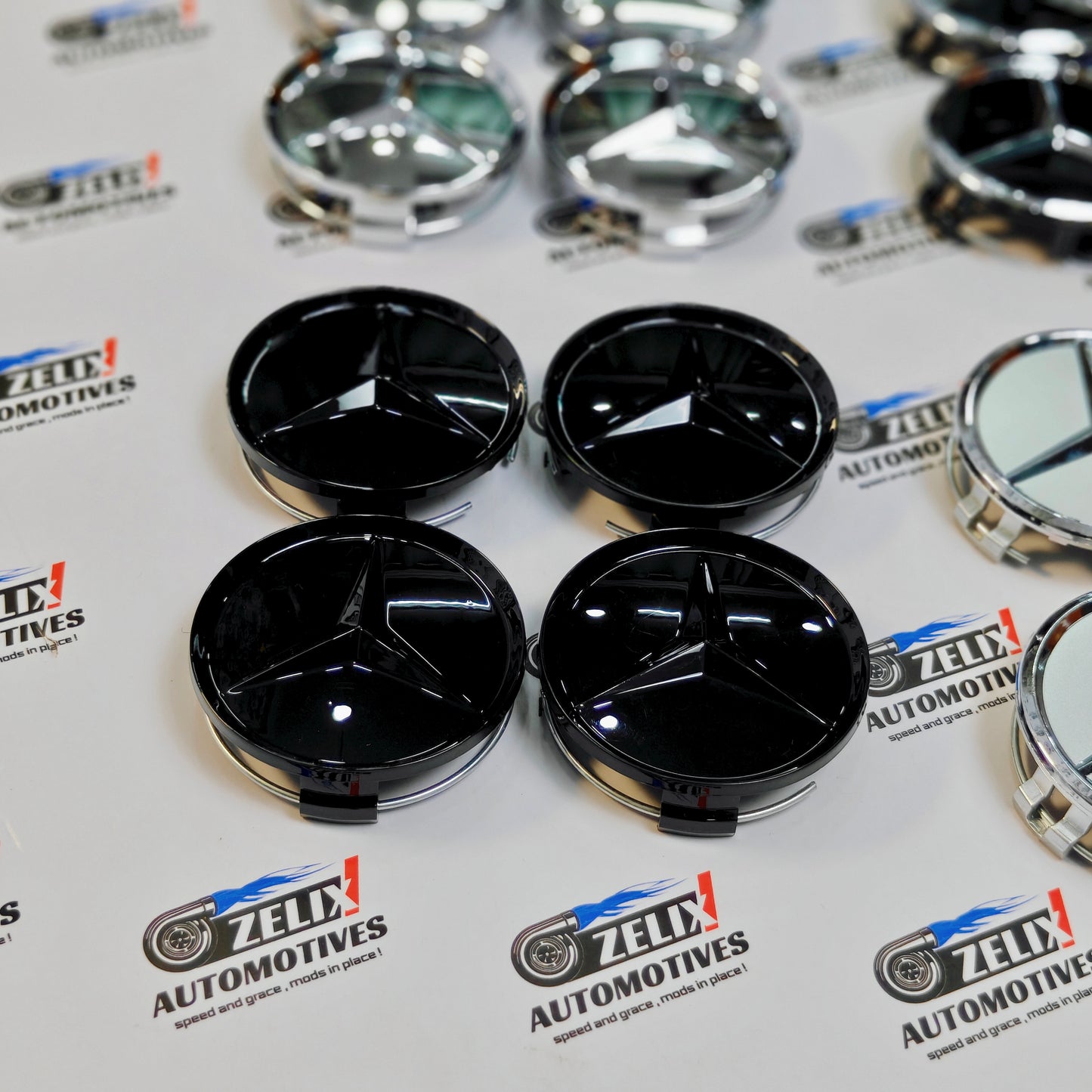 Mercedes-Benz Wheel Caps Outer Diameter 78 mm