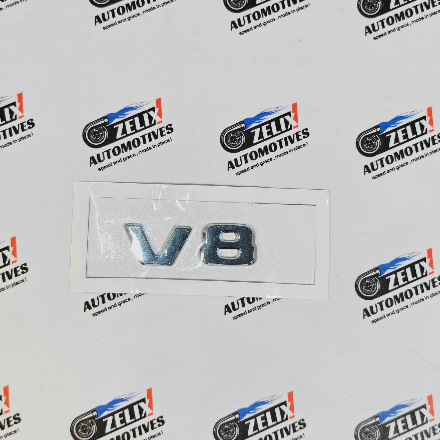 V6 & V8 Rear Emblem Stickers