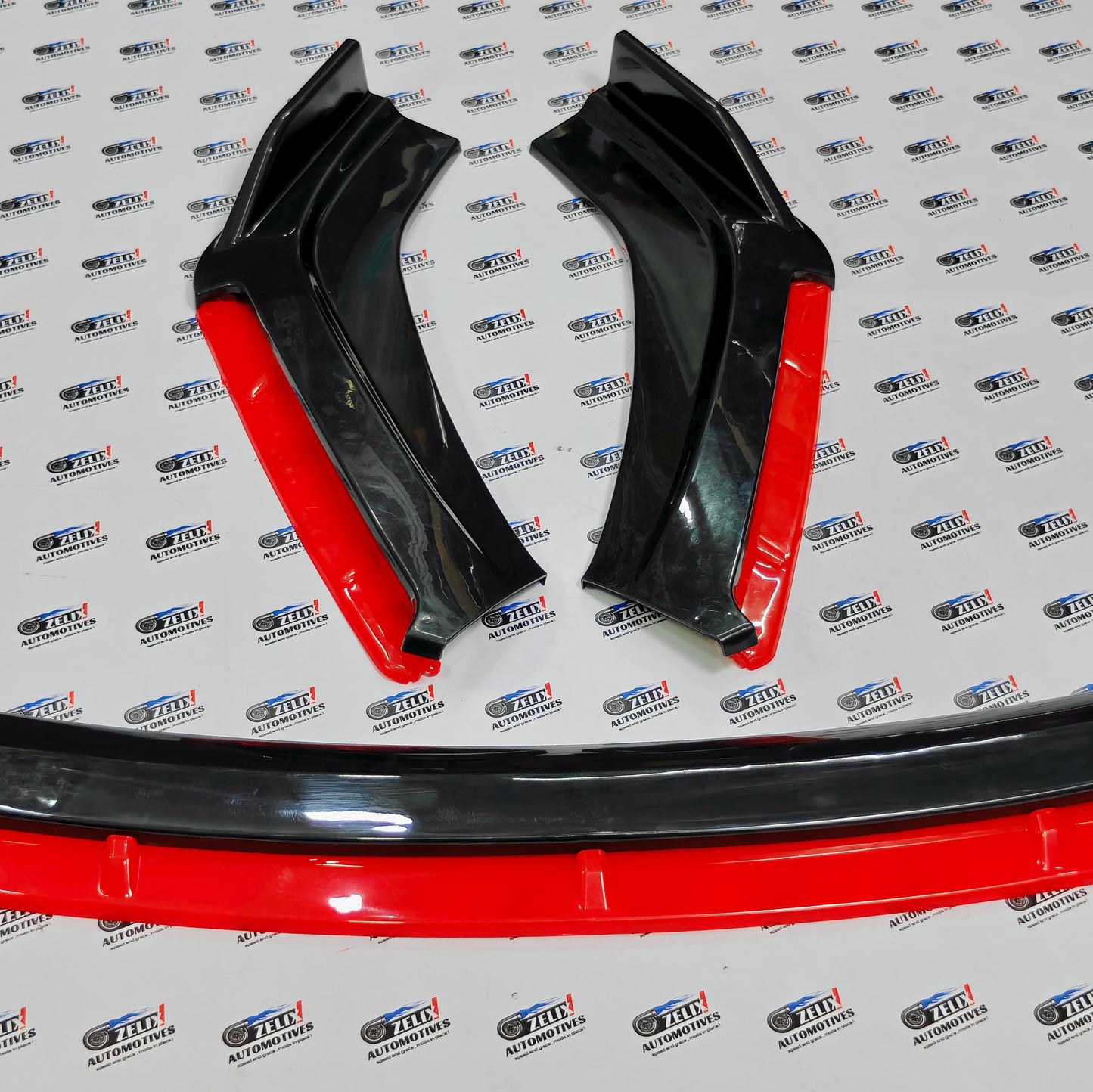 Universal Red Lip Splitter | 6-Piece Red Accent Design