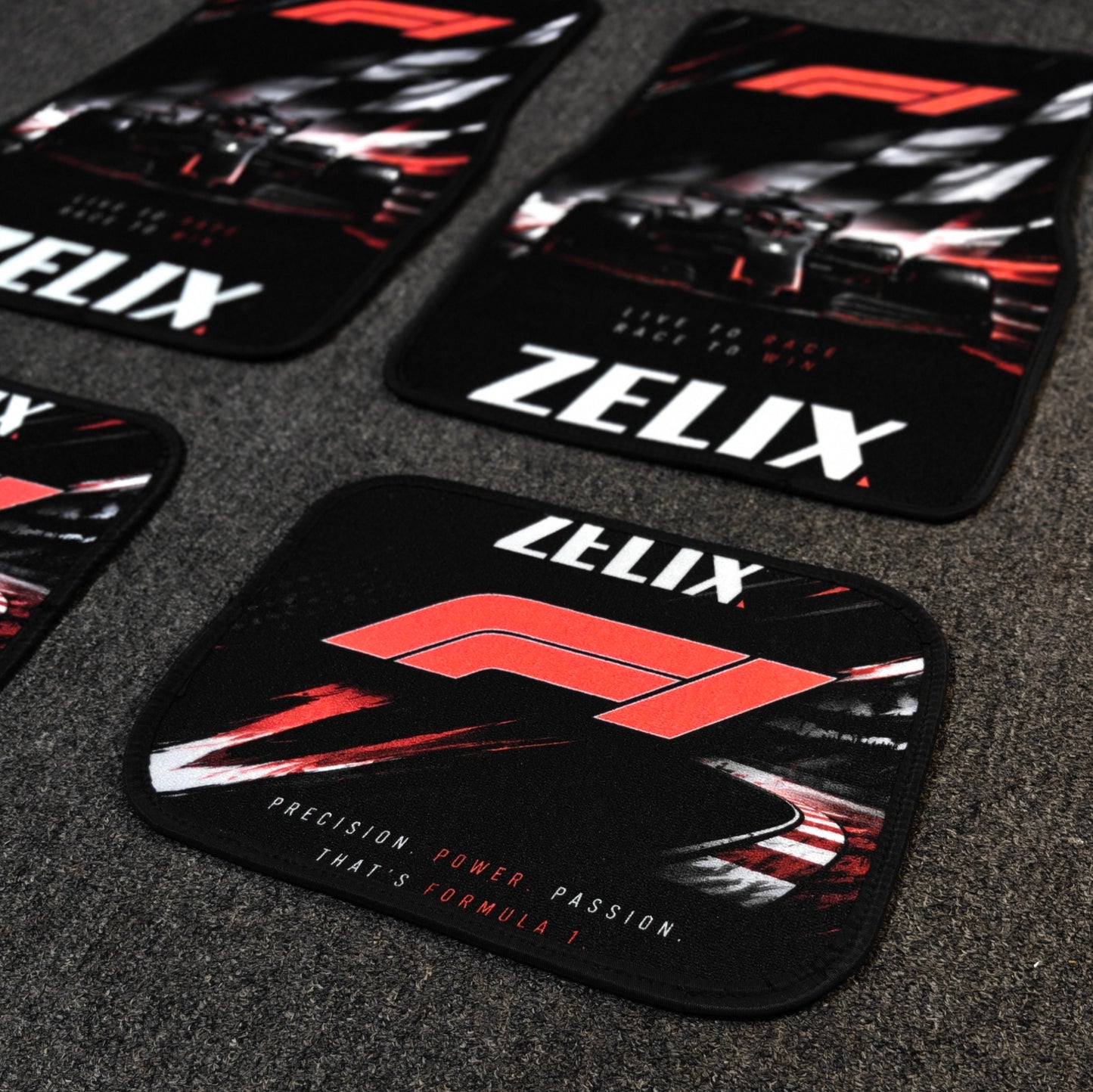 Formula-1 Inspired Car Floor Mats | Motorsport design