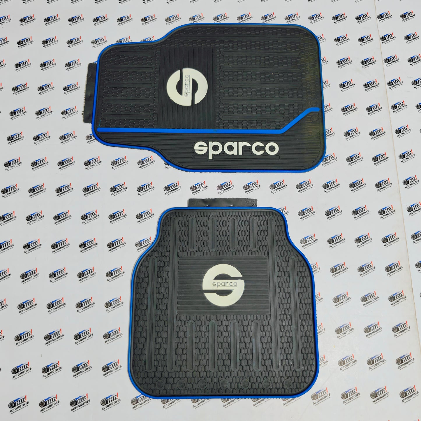 Sparco Car Mats Set of 4 | Blue with Two Design Options