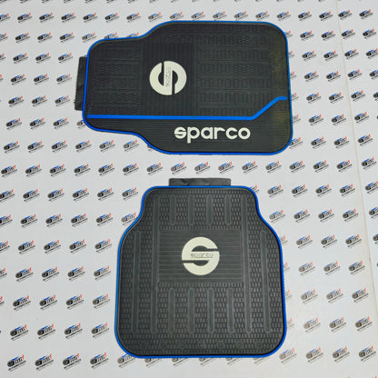 Sparco Car Mats Set of 4 | Blue with Two Design Options