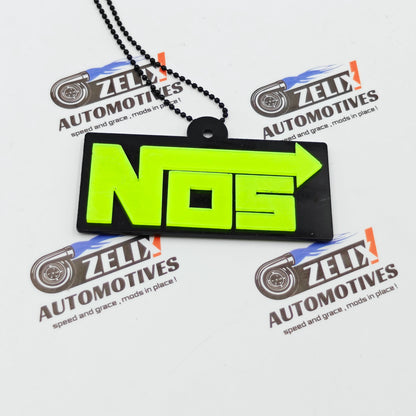 Neon Fluorescent Mirror Hanging | Car Enthusiast Collection