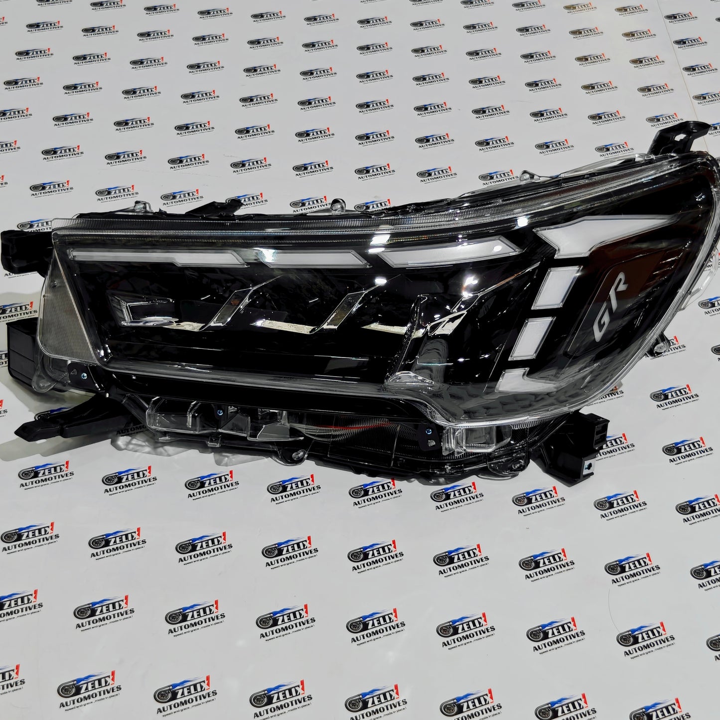 Toyota Hilux Projector Headlights with DRLs | GR-Sports Inspired
