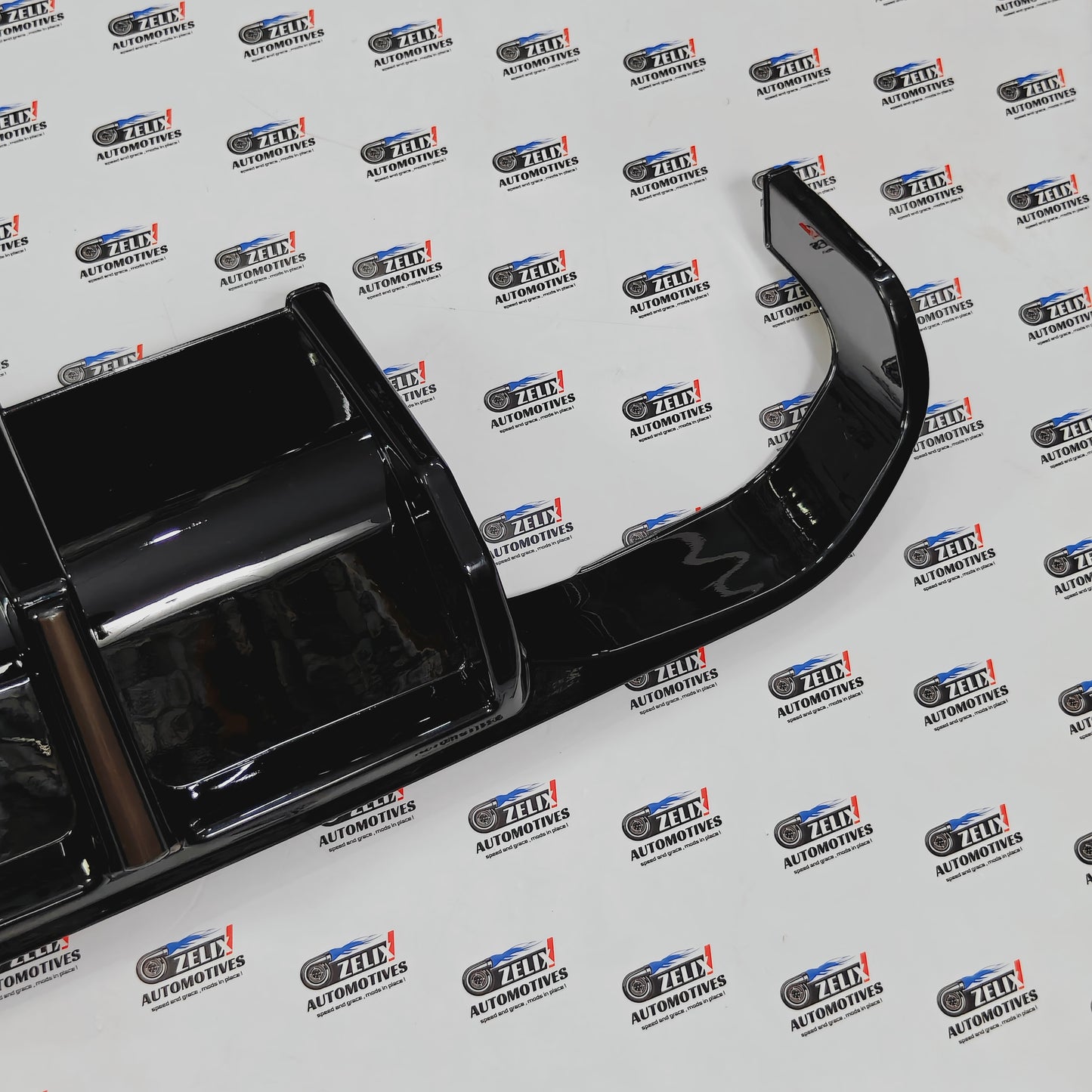 Rear Diffuser For BMW 3-Series F30 Smoke Brake Light