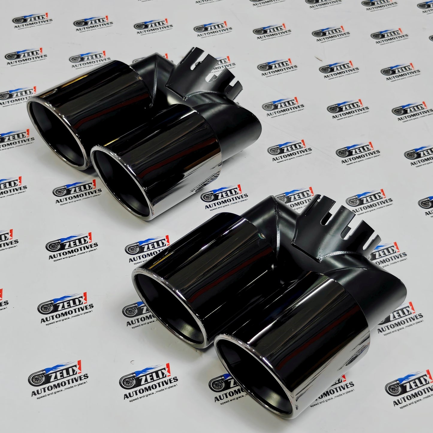 Defender Dual Exhaust Tips (Pair) | Premium Quality