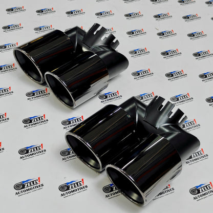 Defender Dual Exhaust Tips (Pair) | Premium Quality
