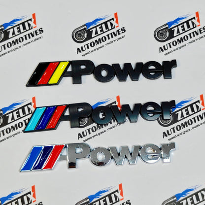 Rear Badges For BMW M-Power