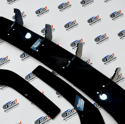 VW Virtus & Skoda Slavia 4-Fin Rear Diffuser | Acrylic Build