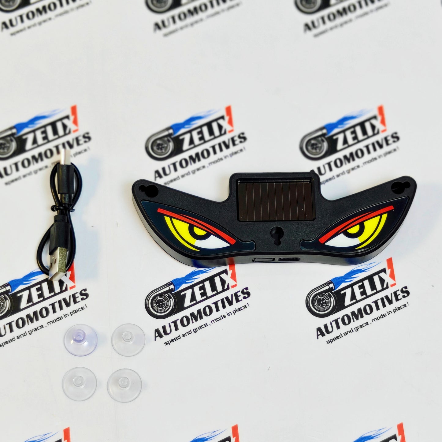 Evil Eye LED Car Window Light | Solar & USB Rechargeable