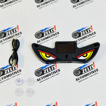Evil Eye LED Car Window Light | Solar & USB Rechargeable