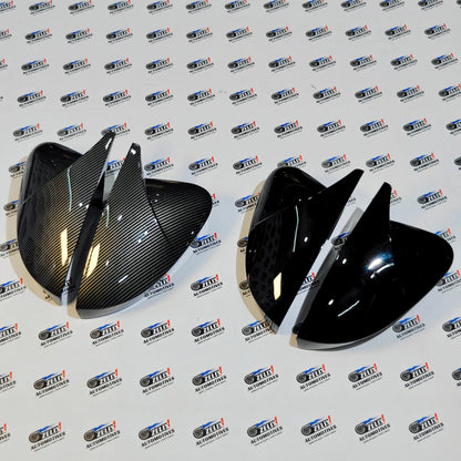 VW Virtus & Skoda Slavia Batman-Style Mirror Covers | Also Compatible with Taigun & Kushaq