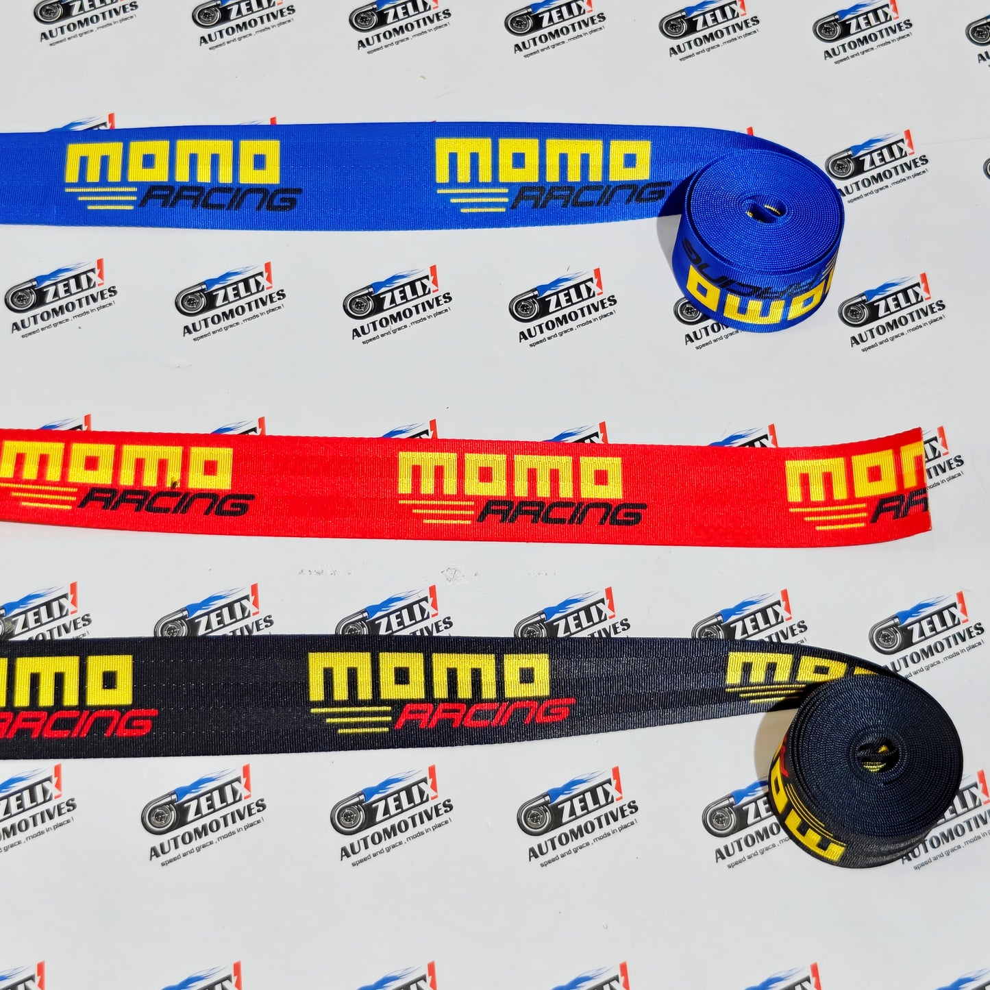 MOMO Racing Seat Belts (Pair) | JDM-Inspired