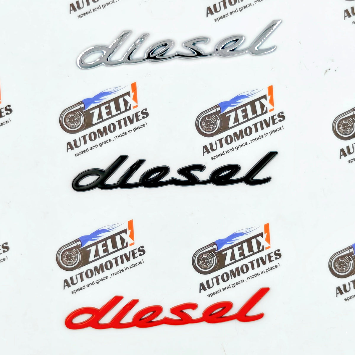 Petrol & Diesel Car Badges