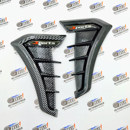 Universal Sports Air Vent (Pair) | Side Fender Styling