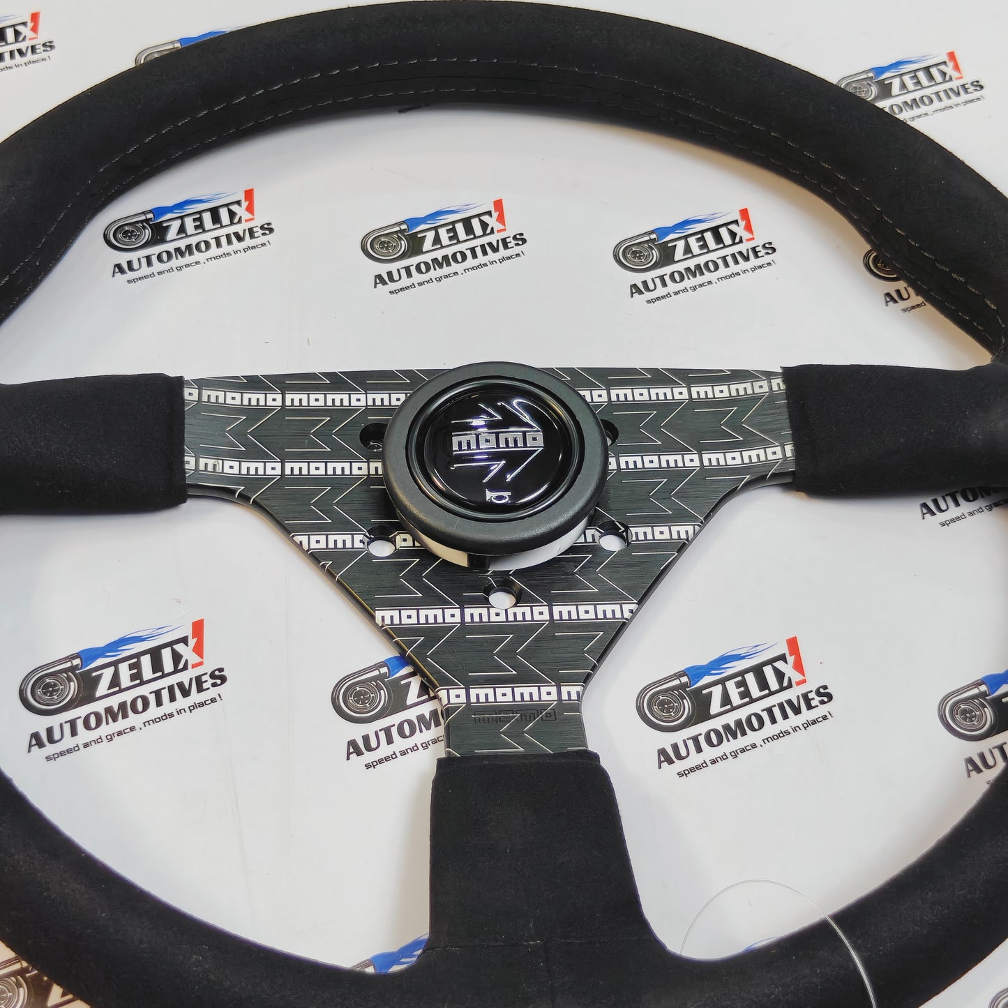 MOMO Prime Series Steering Wheel | Deep Dish & Flat Design