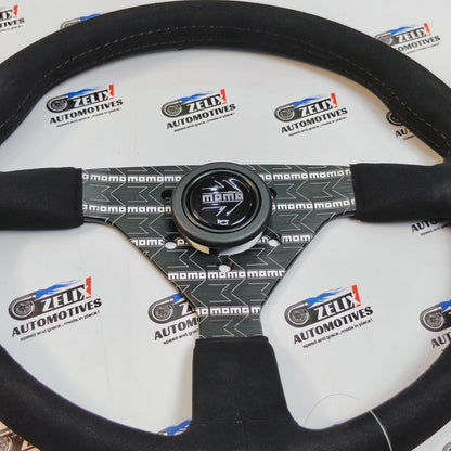 MOMO Prime Series Steering Wheel | Deep Dish & Flat Design