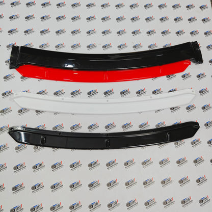 Universal 4-Piece Front Splitter | Red, White & Black Lip Options