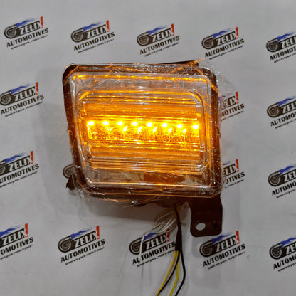Mahindra Thar Clear Glass DRL | LED Daytime Running Lights (Set of 2)