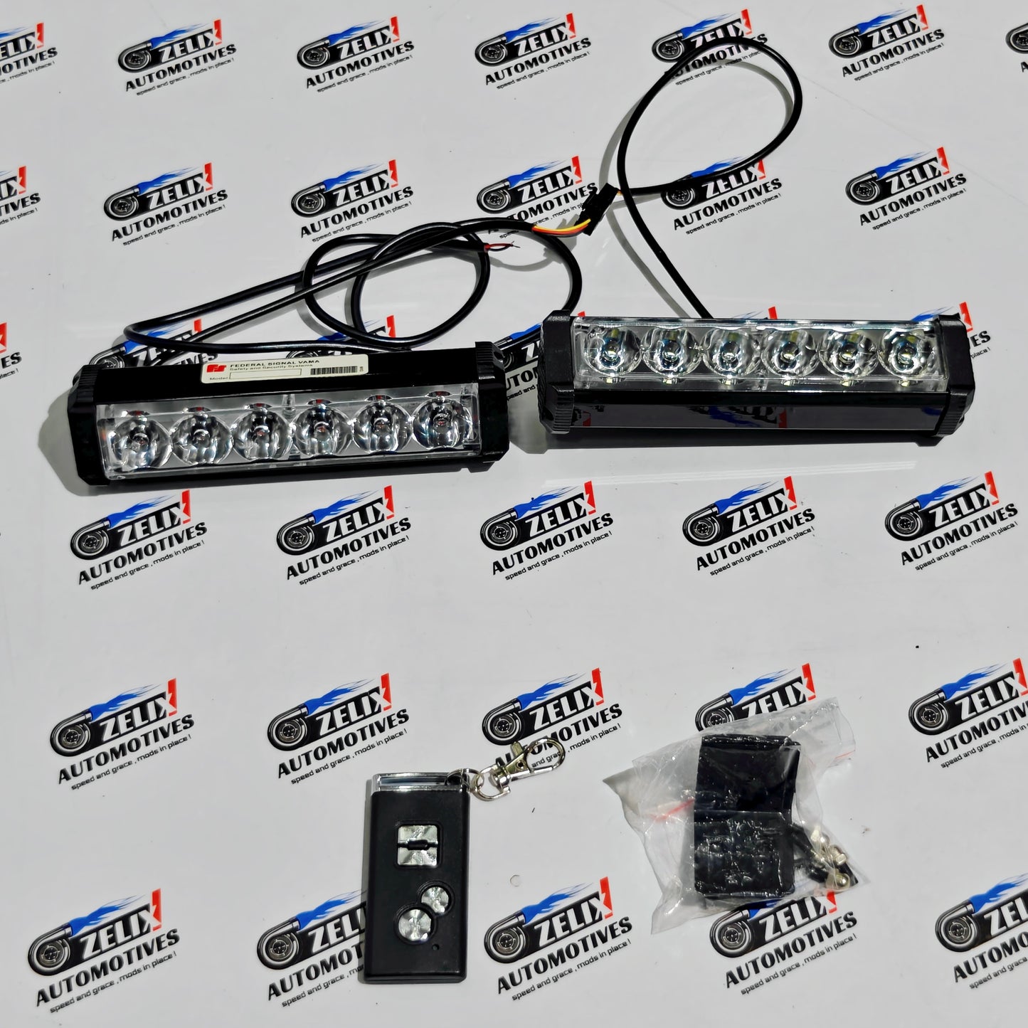Remote Control Federal Flashers (3-in-1) | 2-COB LED Strobe Lights
