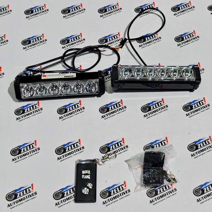 Remote Control Federal Flashers (3-in-1) | 2-COB LED Strobe Lights