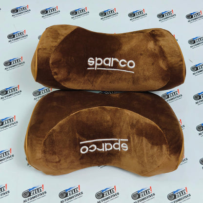Sparco Memory Foam Neck Rest Pillows (Pair)