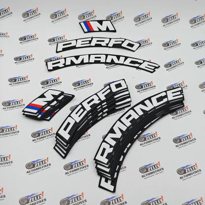 Race Inspired Car Tyre Stickers | Complete Set