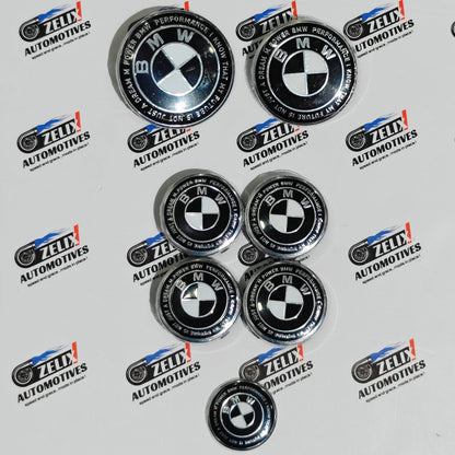 BMW Complete Emblem Kit Set of 7 | Exterior & Interior