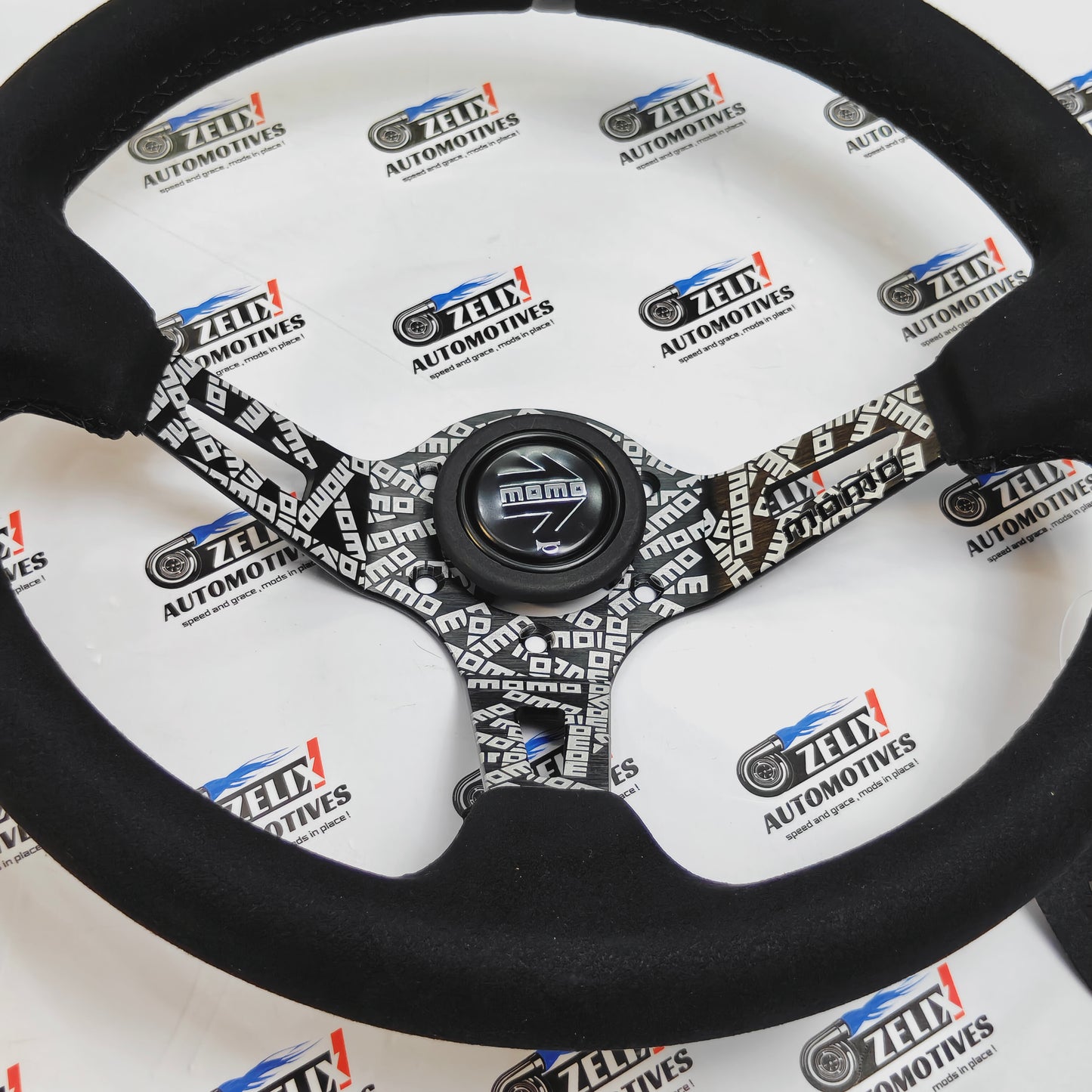 MOMO Prime Series Steering Wheel | Deep Dish & Flat Design
