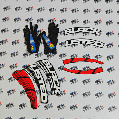 Car Tyre Stickers Sporty Designs for 4-Tyre