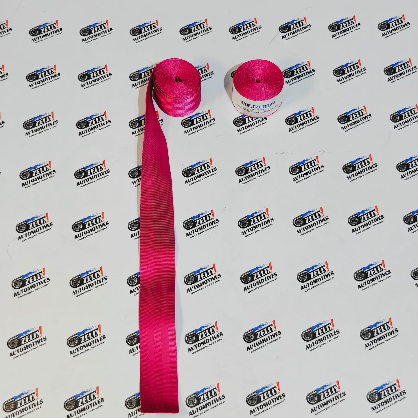 Universal Plain Seat Belts (Pair) | Enhances interior styling