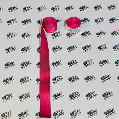 Universal Plain Seat Belts (Pair) | Enhances interior styling