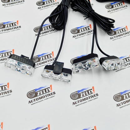 Front Grille Flasher Light Set of 8 with Remote Control | Universal Fit