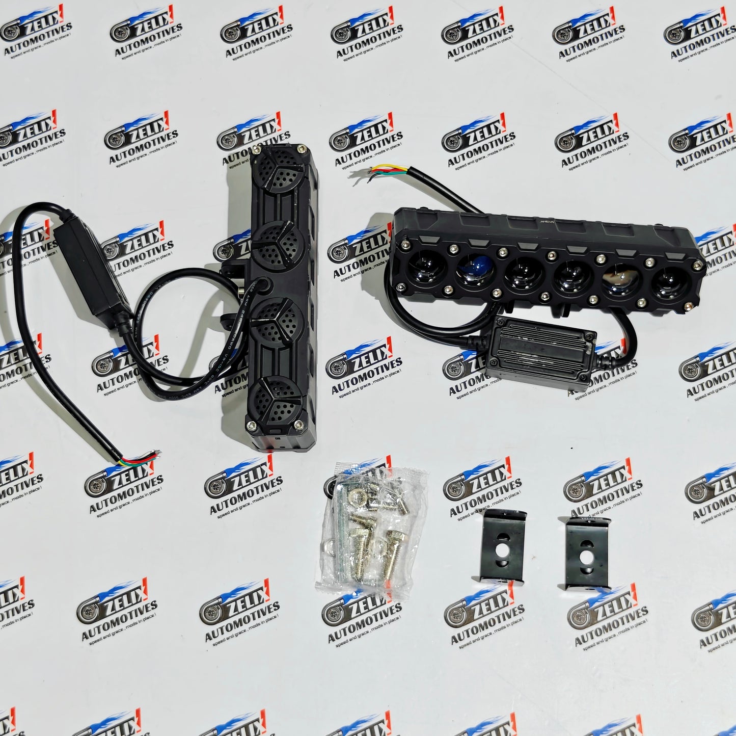 HJG 6-Lens Auxiliary Lights | 180W Mega Drive Fog Lamps