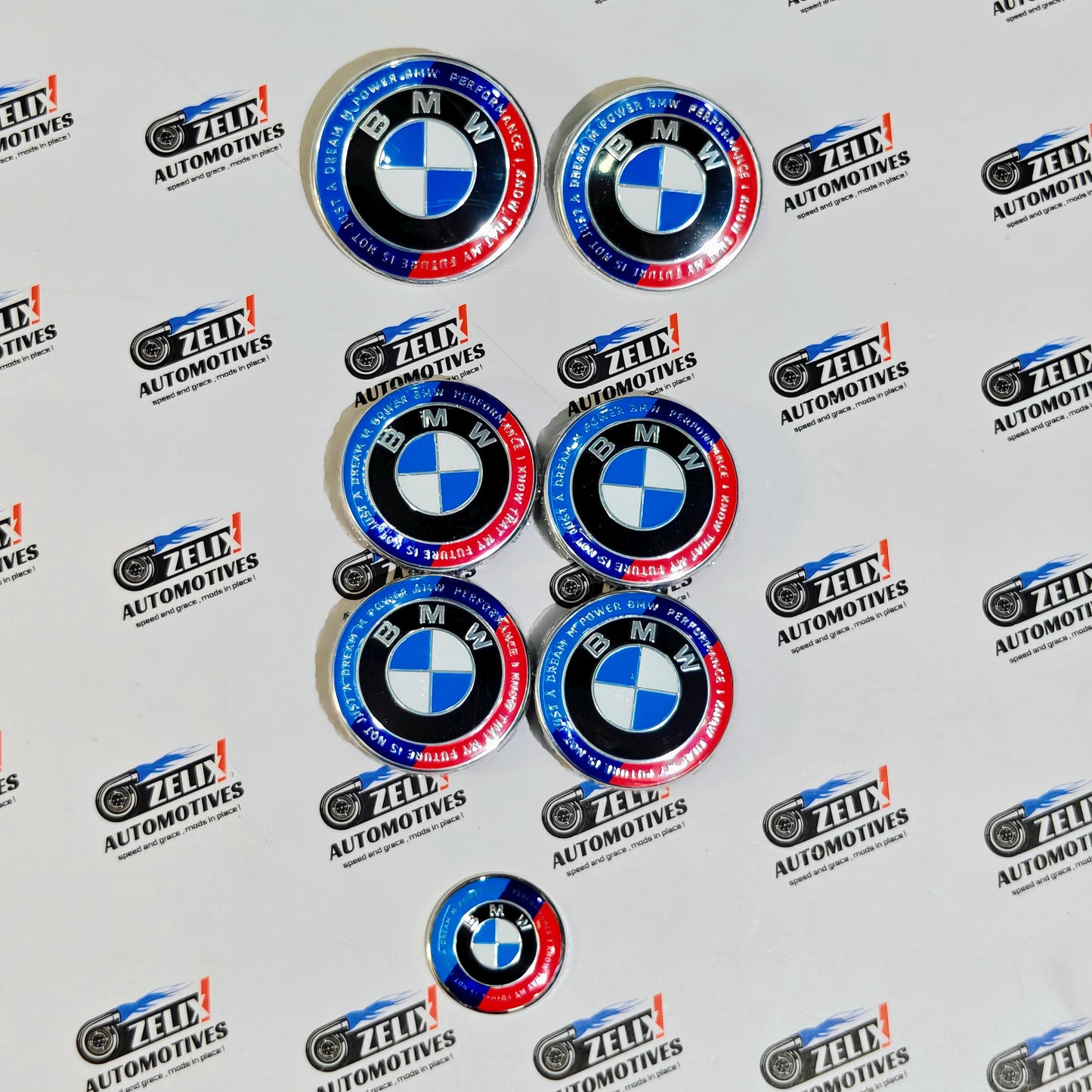 BMW Complete Emblem Kit Set of 7 | Exterior & Interior