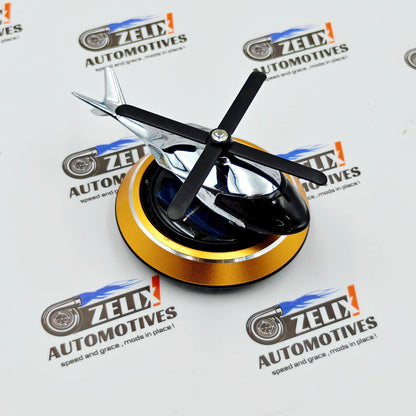 Helicopter Design Solar-Powered Car Dashboard Air Freshener