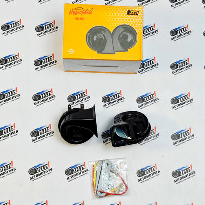 Hydrosonic Trumpet Horn Set Model HS-05 | Aftermarket Dual Tone (12V)
