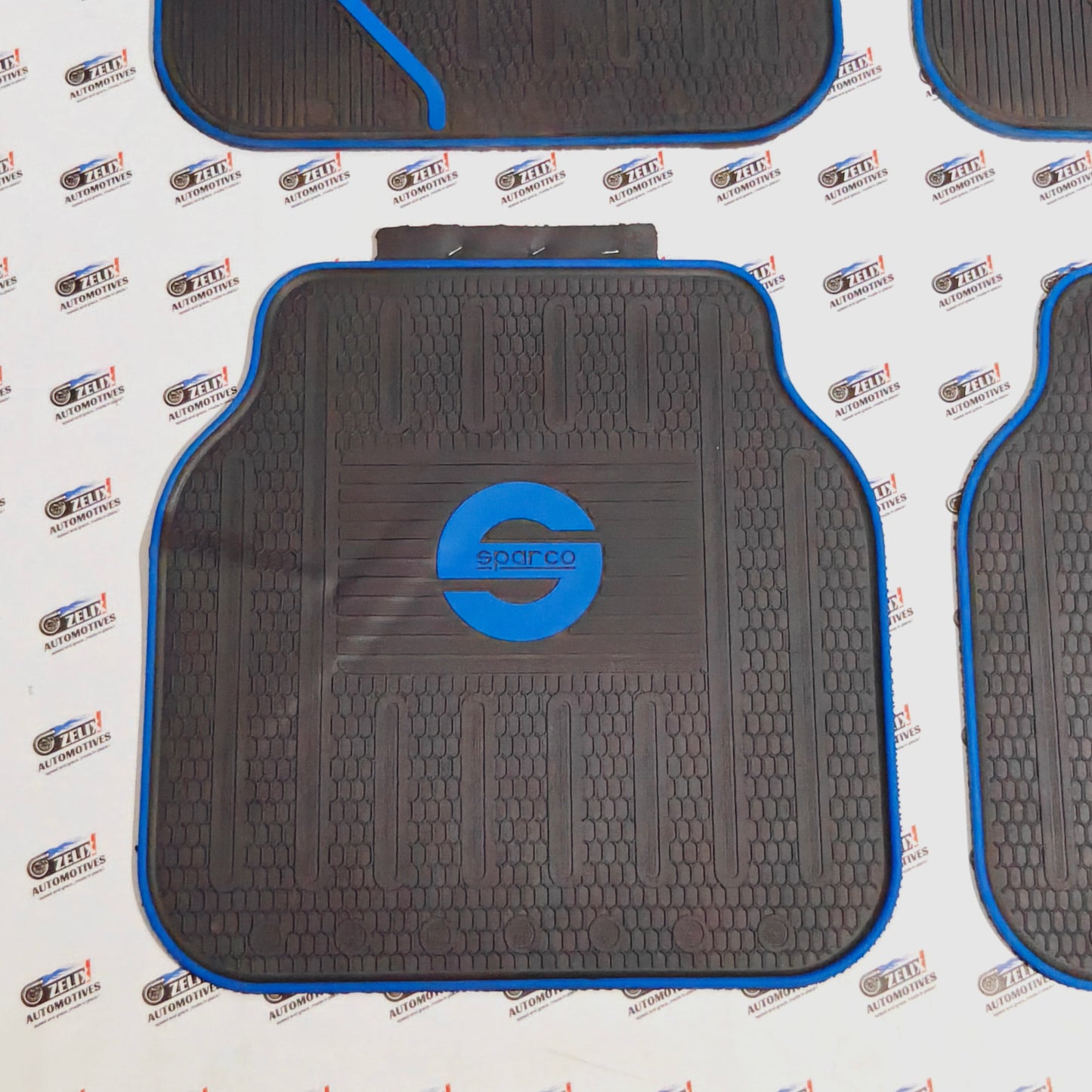 Sparco Car Mats Set of 4 | Blue with Two Design Options