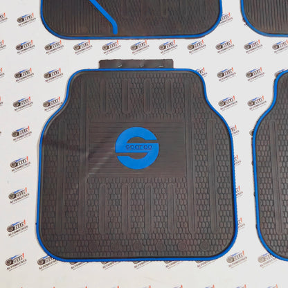 Sparco Car Mats Set of 4 | Blue with Two Design Options