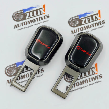 Seat Belt Buckle Clips (pair) | Multiple Designs