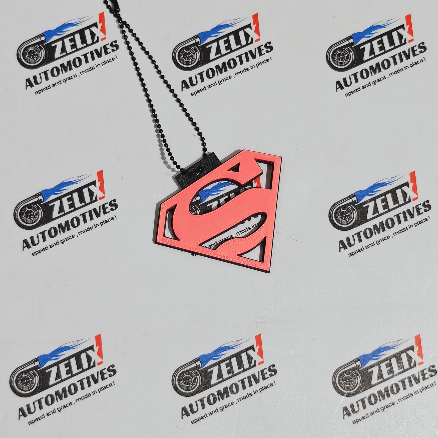 Heroes Edition Mirror Hanging | 3D Texture
