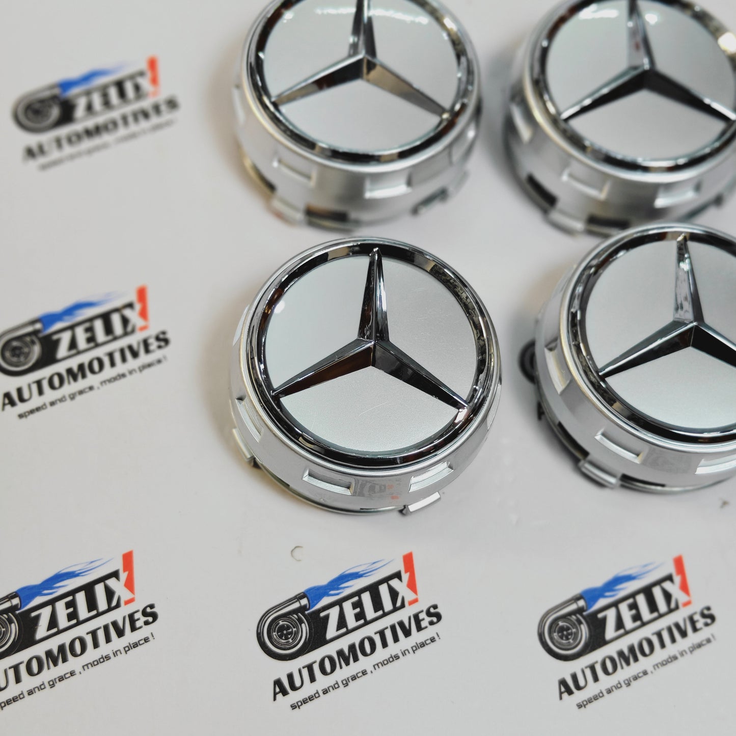 Mercedes Wheel Caps | Outer Diameter 74.8-mm