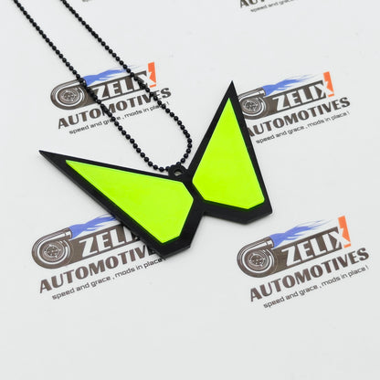 Neon Fluorescent Mirror Hanging For Mahindra, Hyundai, Suzuki, MG & Kia