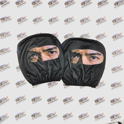 Scare Mask Car Headrest Covers