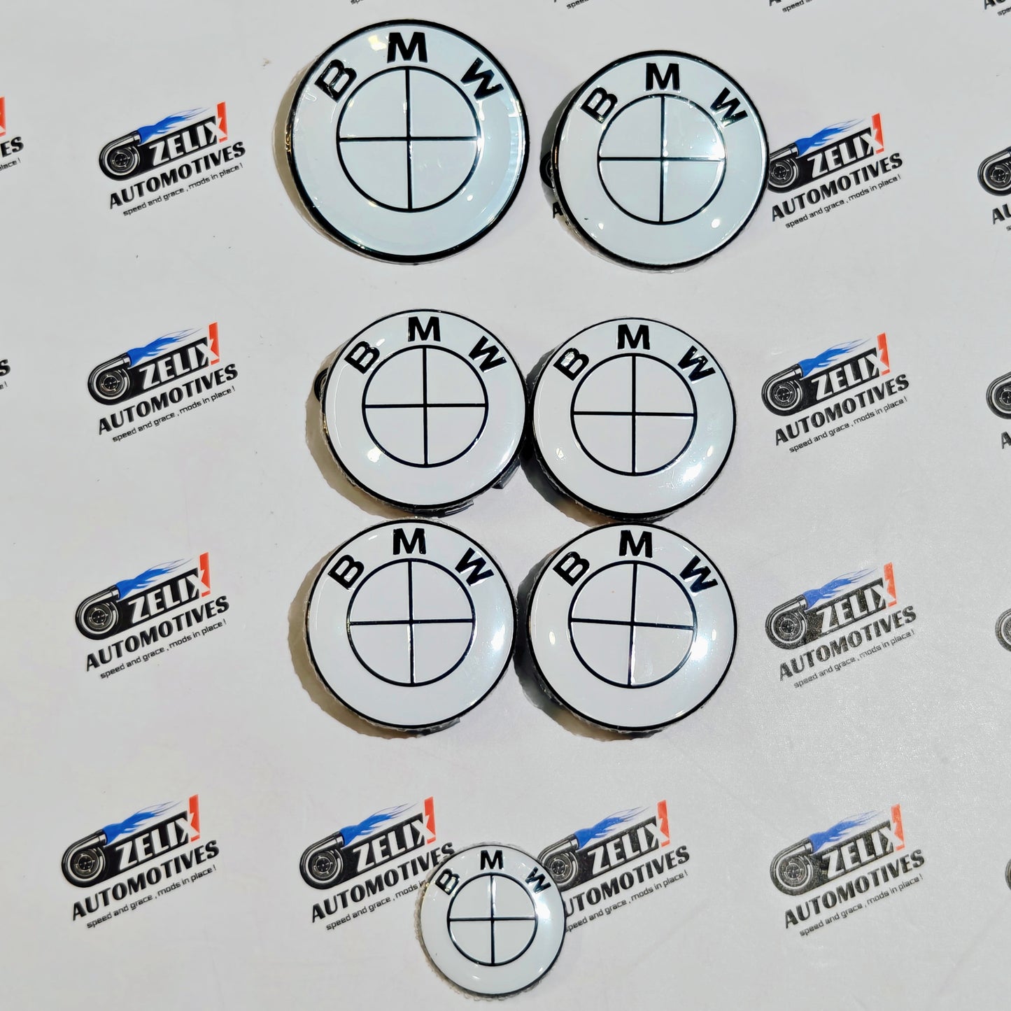 BMW Complete Emblem Kit Set of 7 | Exterior & Interior