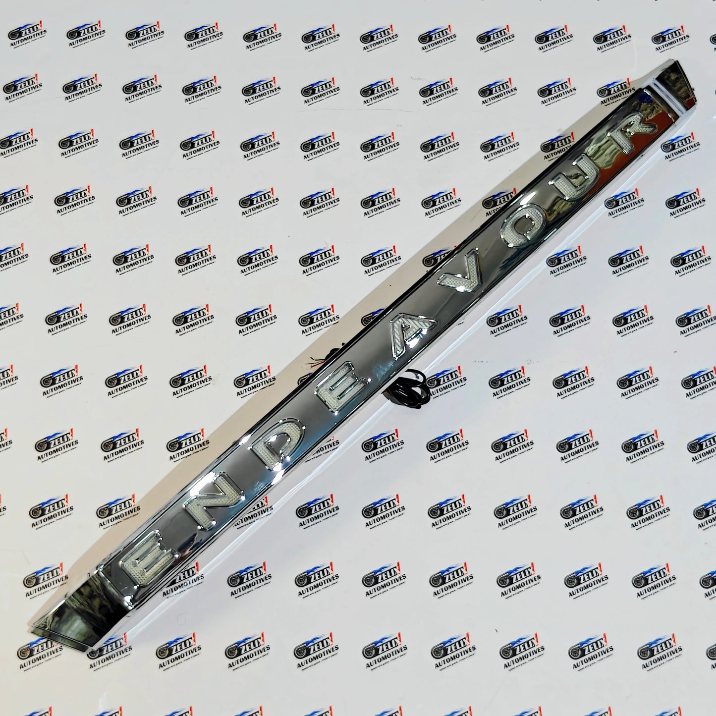 Ford Endeavour Rear Trunk LED Light Bar | Premium  (Black / Chrome) Finish
