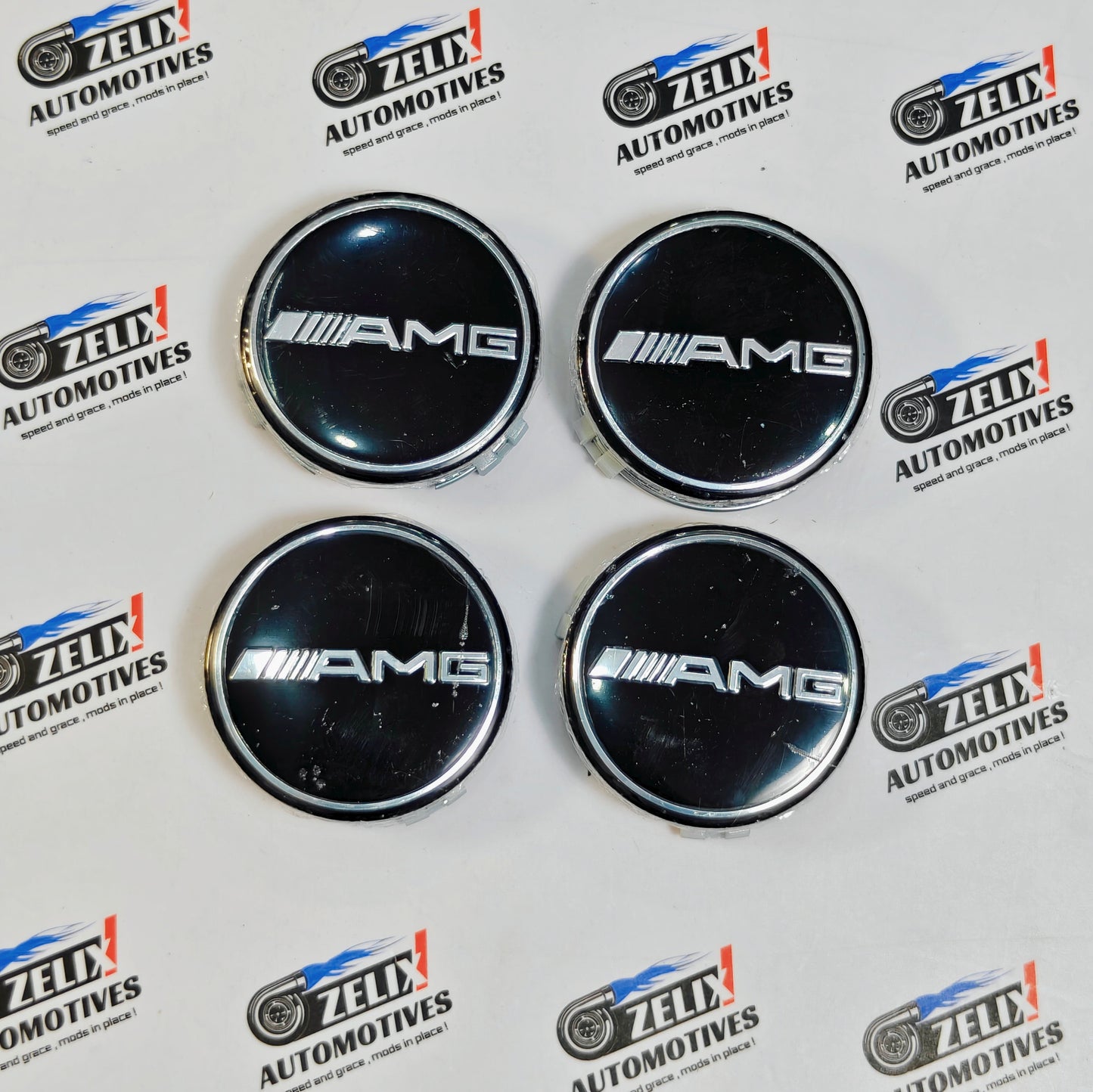Mercedes AMG Wheel Caps | Outer Diameter 75.8-mm